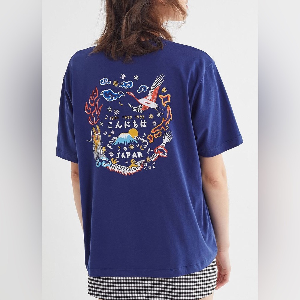 urban outfitters embroidered t-shirt